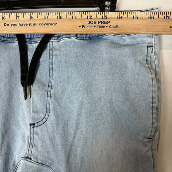 Zanerobe Sureshot Jogger Men's 32 Blue Denim Stretch High-Rise Drawstring Waist - Picture 14 of 16